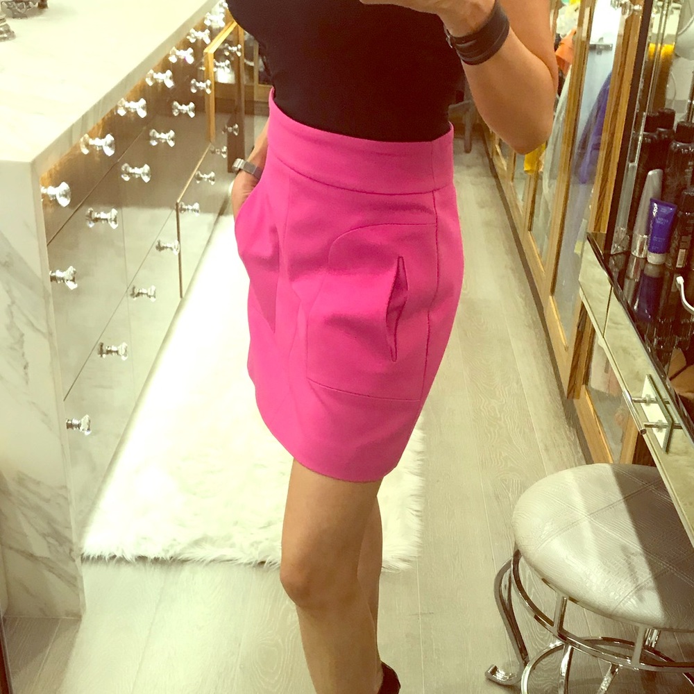 Fuchsia hot pink must have for summer skirt